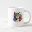 Search for colorful cat mugs Animals