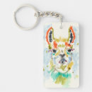 Search for multi colored rectangular key rings Animals