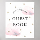 Search for baby shower guest book signs White
