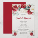 Search for festive bridal shower invitations Red