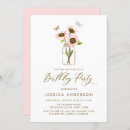 Search for mason jar birthday invitations Sunflower