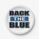 Search for police paper plates Patriotic