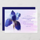 Search for purple iris wedding invitations Stylish