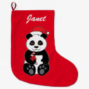 Search for panda bear christmas stockings Pandas