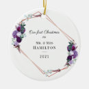 Search for geometric christmas tree decorations Mr and mrs