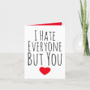 Search for i hate you cards Girlfriend