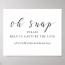 Search for hashtag wedding signs Simple