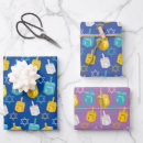 Search for gold and blue wrapping paper Jewish