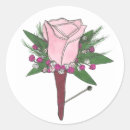 Search for pink rose wedding stickers Flowers
