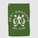 Search for best dad by par golf towels Grandpa