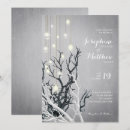 Search for white grey wedding invitations Winter