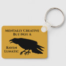 Search for raven bird key rings Black