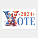 Search for vote cat stickers Usa