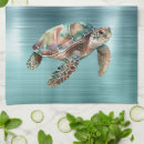 Search for sea turtle tea towels Teal