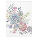 Search for watercolor tablecloths Succulent