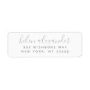 Search for lavendar return address labels Modern