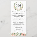 Search for pretty wedding programs Rustic