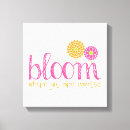 Search for bloom where you are planted posters Pink