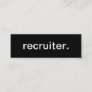 Search for recruitment business cards Recruiting