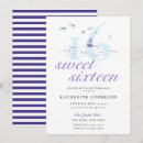 Search for ocean” sweet 16 invitations For her