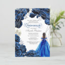 Search for royal blue and silver invitations Sweet 15