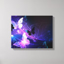 Search for purple butterfly canvas prints Blue
