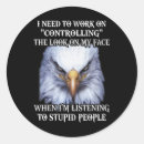 Search for owls head stickers Eagle owl