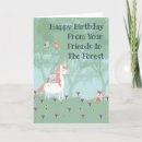 Search for forest friends birthday cards For kids
