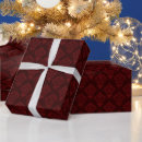 Search for red damask wrapping paper Chic