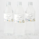 Search for bridal shower water bottle labels Rustic