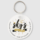 Search for high school graduation key rings Black gold