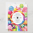 Search for candyland invitations Watercolor
