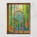 Search for watercolor dreamcatcher postcards Blue