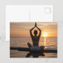 Search for beach yoga postcards Sunset