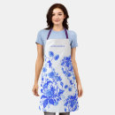 Search for blue toile aprons Elegant