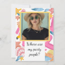 Search for flamingo photo invitations Summer party