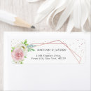 Search for rose gold confetti return address labels Elegant