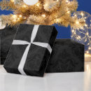 Search for black damask wrapping paper Vintage
