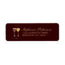 Search for white wine return address labels Vineyard