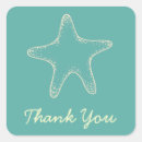 Search for thank you beach wedding stickers Turquoise
