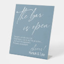 Search for blue wedding signs Drinks