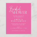 Search for hot pink bridal shower invitations Elegant