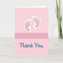 Search for baby footprint thank you cards Cute