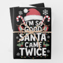 Search for good wrapping paper Santa