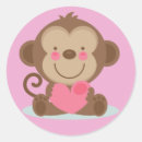 Search for monkey valentine stickers Happy