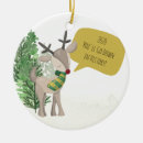 Search for reindeer christmas tree decorations Funny
