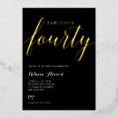 Search for big 40th birthday invitations Elegant