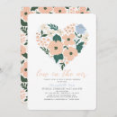 Search for valentines day bridal shower invitations Floral