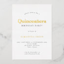 Search for glam quinceanera invitations Modern