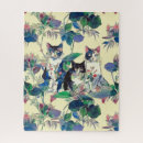 Search for black tuxedo cat puzzles Garden